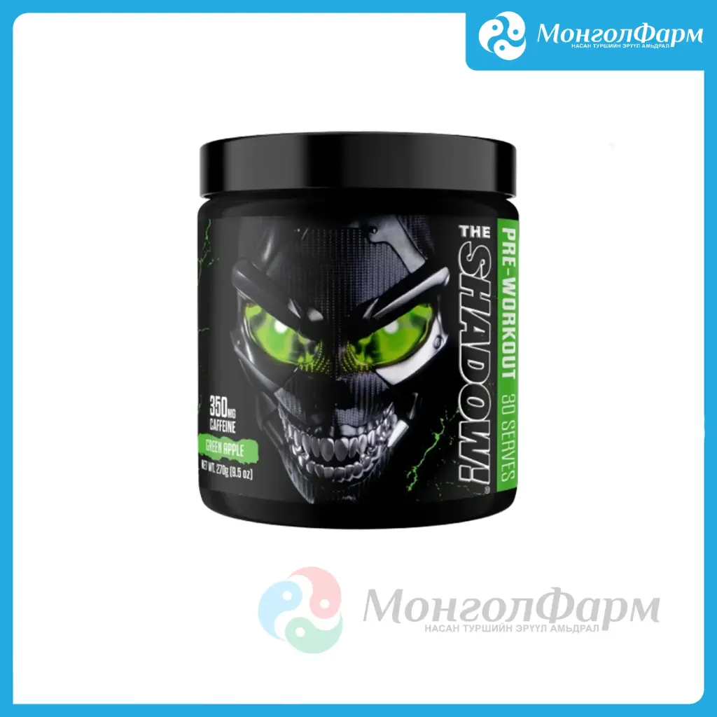 The Shadow Pre Workout 30 уулт /Green Apple/