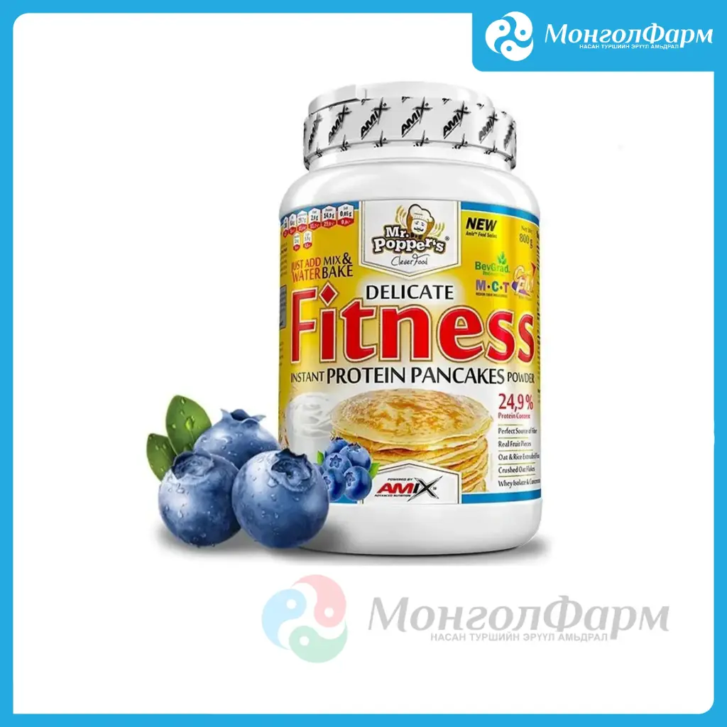 Fitness protein pancakes 800г нэрстэй тараг