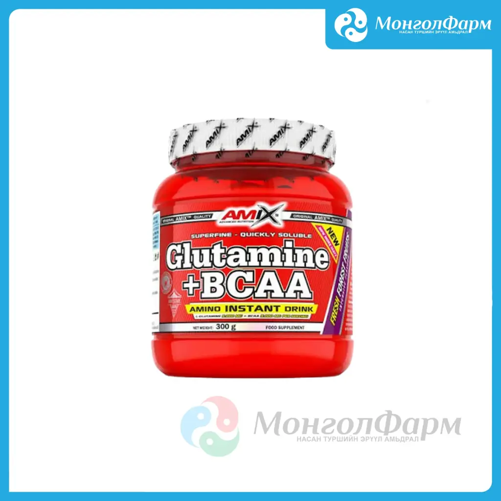 L-Glutamine + BCAA 300г ойн жимс
