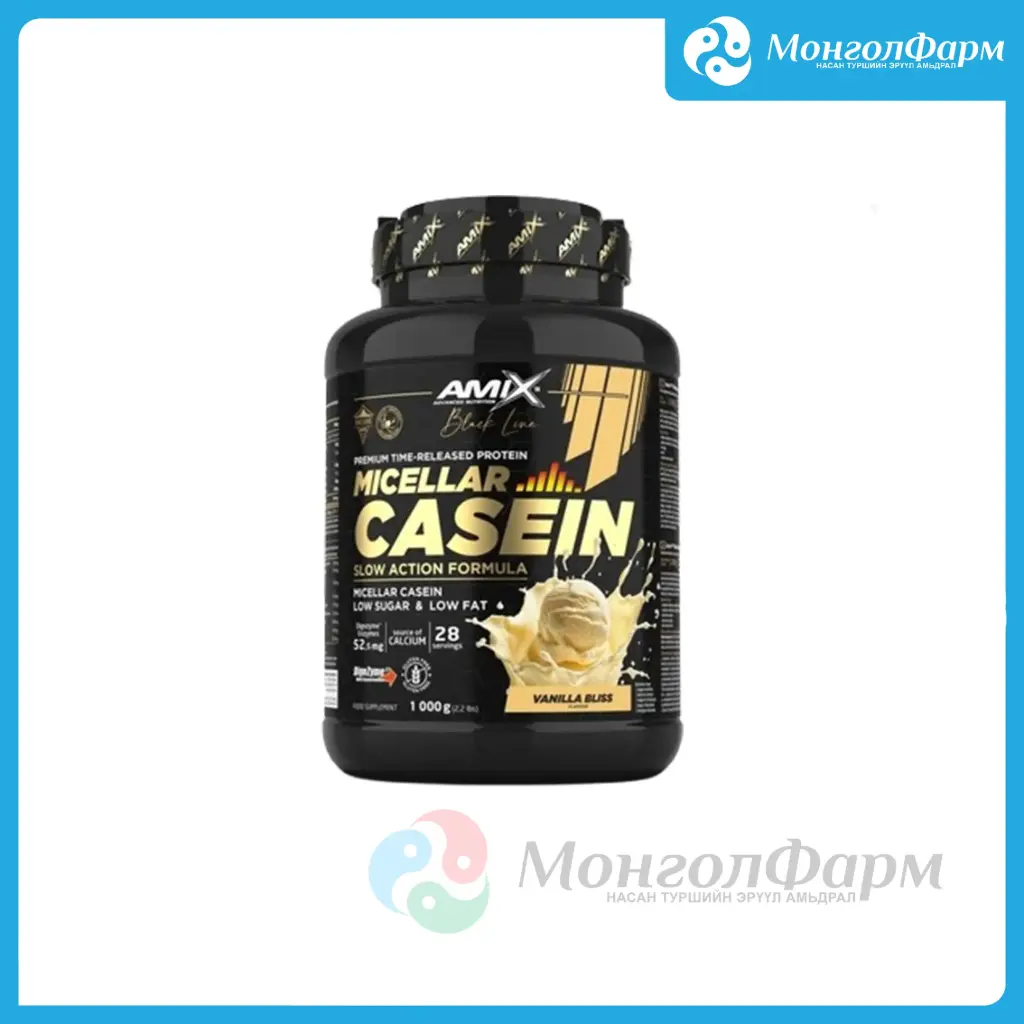 Black Line Micellar Casein 1000г ванил