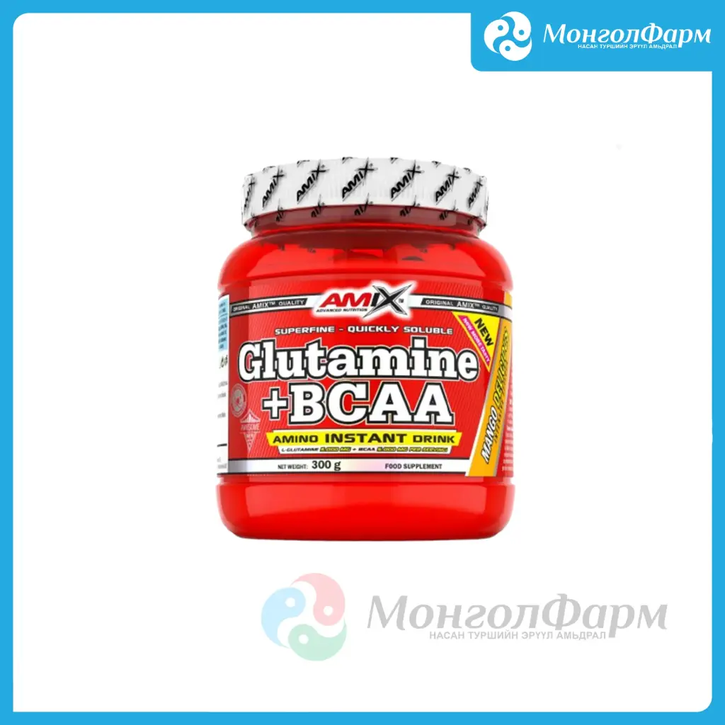 L-Glutamine + BCAA 300г манго
