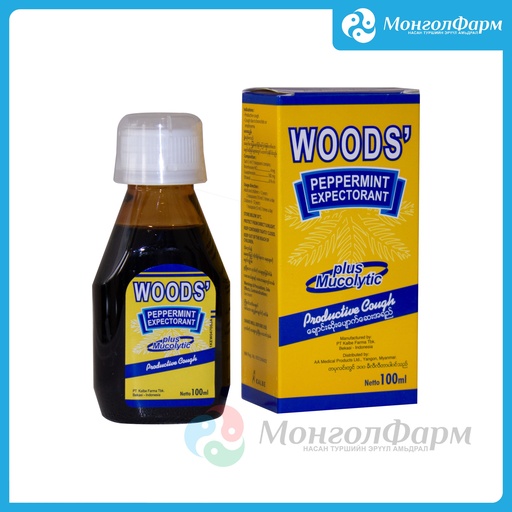 [210031] Вүүдс пепперминт экспекторант 100мл - PT Kalbe Farma