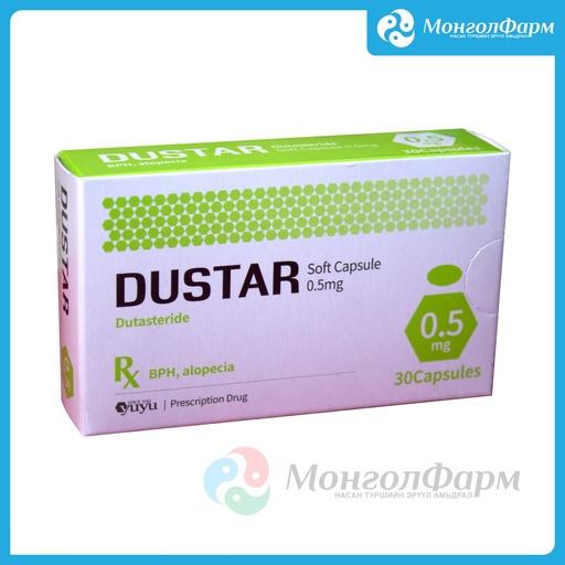 [210359] Дустар 0.5мг №30 - Yuyu Pharma Co., LTD