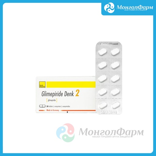[210396] Глимепирид Денк 2мг №30 - Denk Pharma GmbH & Co. KG