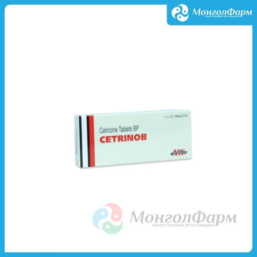 [210263] Цетриноб 10мг №10 - Noble Wellness