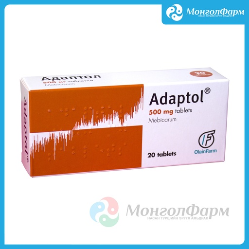 [210415] Адаптол 500мг №20 - Olainfarm