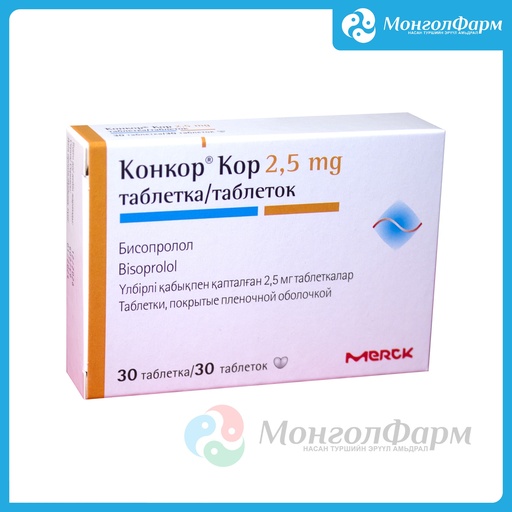 [210477] Конкор кор 2.5мг №30 - Merck