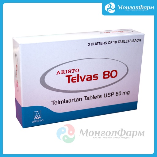 [210517] Телвас 80 №30 - Aristo pharma