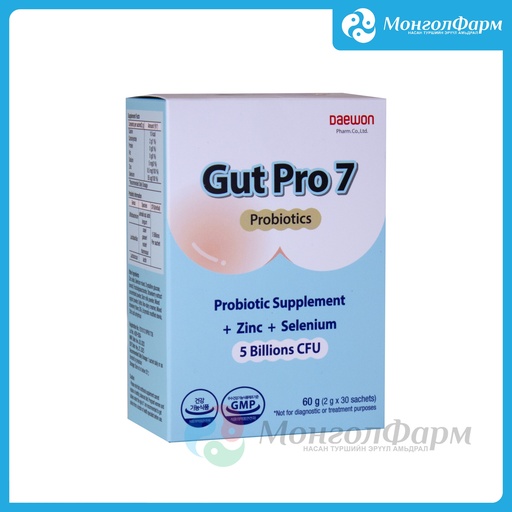 [211133] Гат Про 7 Пробиотик 2гр №30 - Daewoong Pharm
