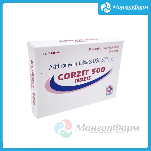 [210891] Корзит 500мг №3 - Coral Laboratories Ltd