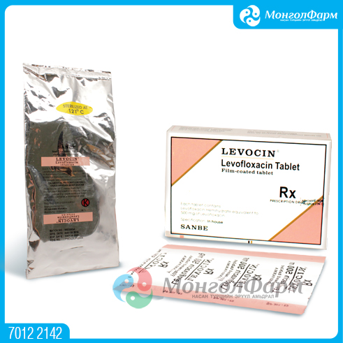 [110096] Левоцин 500мг №18 - PT Sanbe Farma