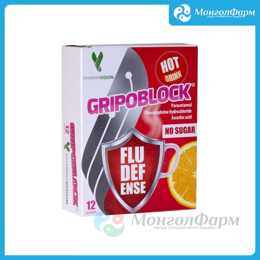 [211362] Грипоблок Хот Дринк №12 - Chemax Pharma