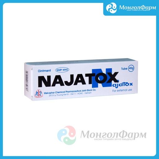 [211427] Нажатокс 40гр - Mekophar Chemical