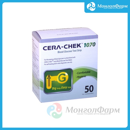 [130106] CERA-CHEK 1070 Blood Glucose Strip - Green Cross Medical Science Corp