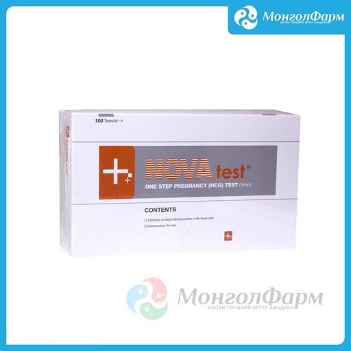 [120720] Жирэмсний тест туузан №1 Новатест - Atlas Link (Beijing) Technology Co., Ltd