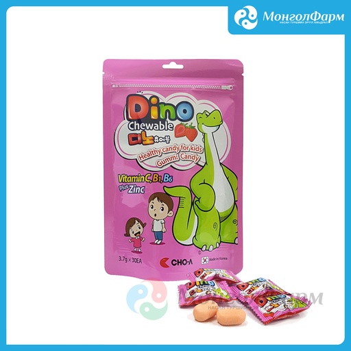 [250293] Дино мульти зөөлөн чихэр №30 - Chong kun dang