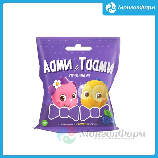 [260930] Маамуу-Аами Таами нэрстэй үрэл 60г  - Монос Хүнс ХХК