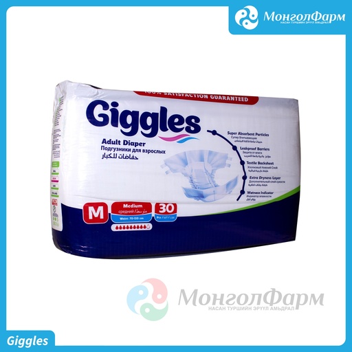 [160011] Живх Giggles M №30 - Sevinçler Sağlık Ürünleri San. Ve Tic. A.Ş