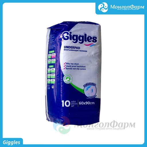 [160016] Живх Giggles дэвсгэр 60*90см №10 - Sevinçler Sağlık Ürünleri San. Ve Tic. A.Ş