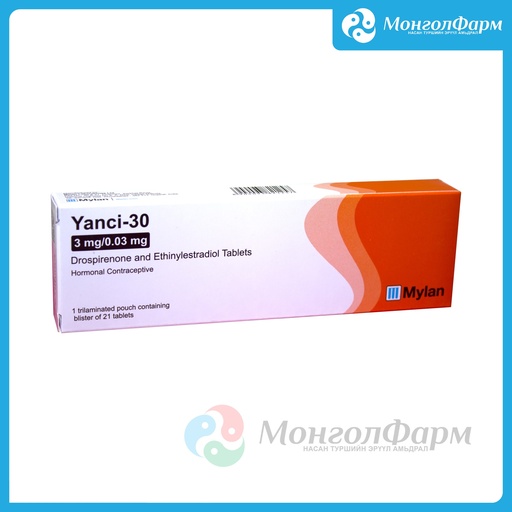 [210410] Янси-30 3мг+0.03мг №21 - Mylan