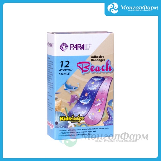 [230407] Хүүхдийн хуруу лент №12 усны хамгаалалт /ParAid/ - Planet Anhui Medical Products Co., Ltd