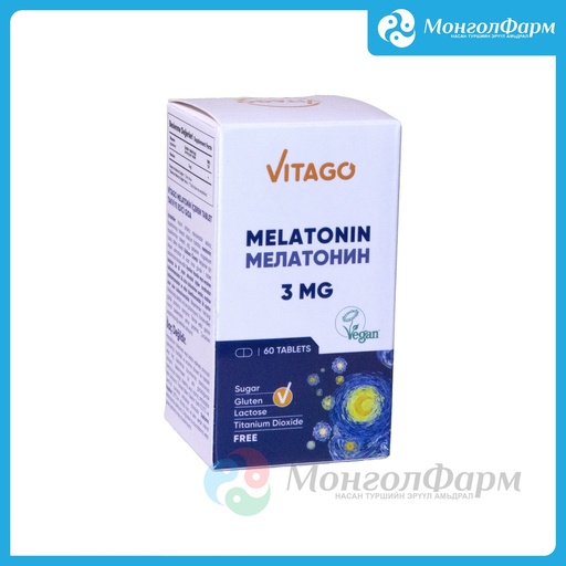 [250341] Мелатонин №60 /витаго/ - Triawell Consumer Health Products Inc