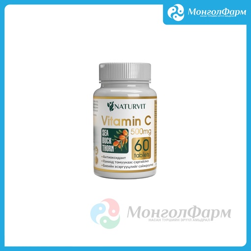 [250368] Натурвит чацарганатай 500 №60 - Монос Фарм ХХК