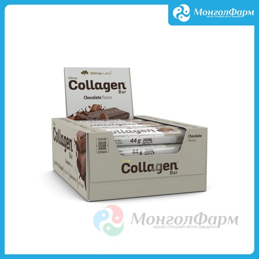 [160239] Olimp Collagen Баар 44г шоколад