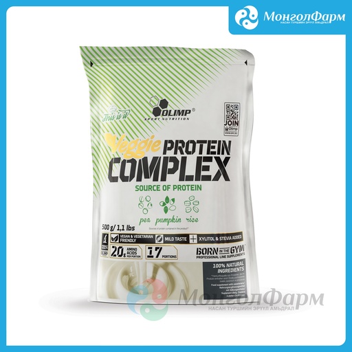 [160266] Veggie Protein Complex 500г шоколад - Olimp Laboratories Sp. z o.o.