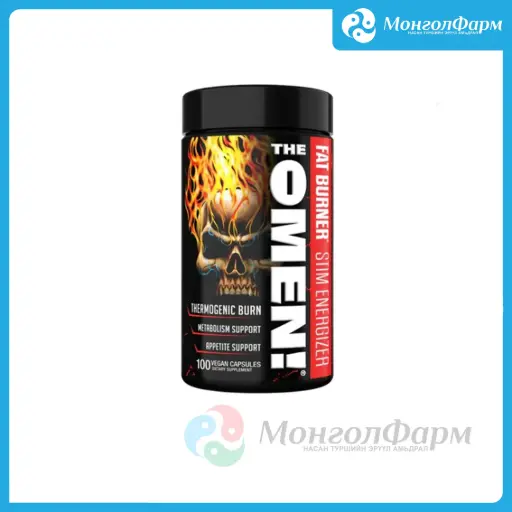 [160351] The Omen Non-Stim Fat Burner 100 кап - Cobra Labs Limited