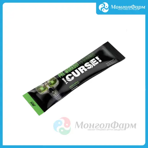 [160360] The Curse Pre Workout 1.5 уулт /Green Apple/ - Cobra Labs Limited