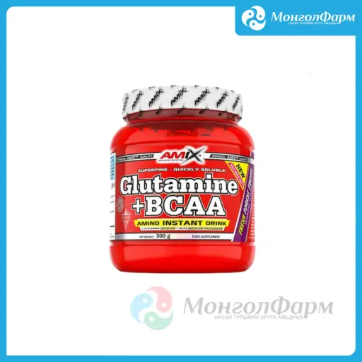 [160390] L-Glutamine + BCAA 300г ойн жимс - Amix advanced nutrition /Large life limited/