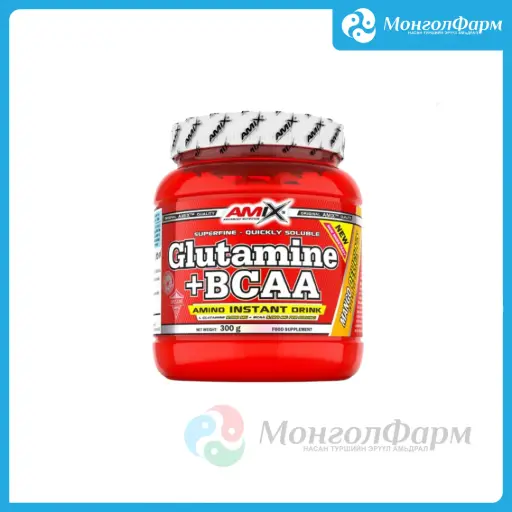 [160417] L-Glutamine + BCAA 300г манго - Amix advanced nutrition /Large life limited/