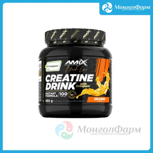 [160433] Black Line Creatine Creapure powder Drink 350г жүрж - Amix advanced nutrition /Large life limited/