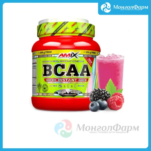 [160441] BCAA High Class Micro-Instant Juice 400г+100г ойн жимс - Amix advanced nutrition /Large life limited/